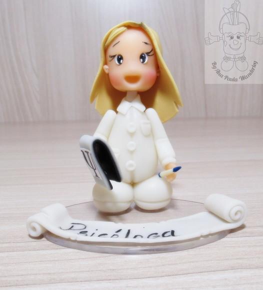 Boneca Profissão Psicóloga Personalizada | Miniatura Psicologia