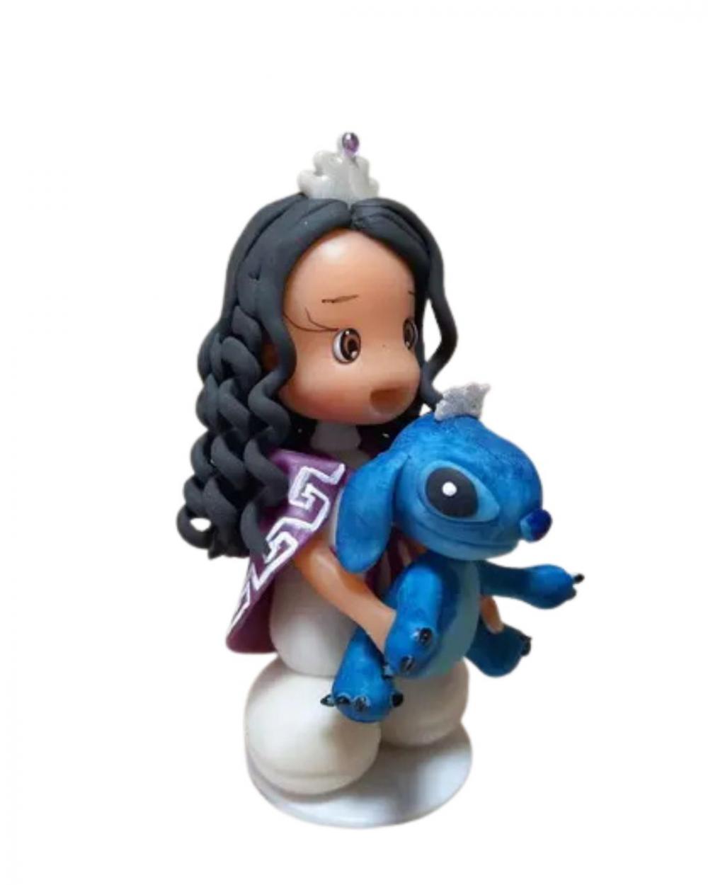 Boneca Filhas de Jó internacional - Bethel com boneco Stitch