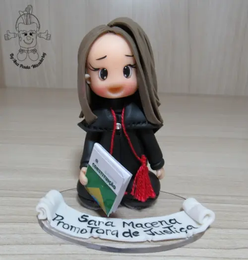 Boneca Promotora de Justiça Personalizada | Presente para Format