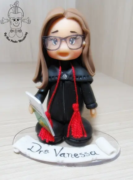 Boneca Promotora de Justiça Personalizada | Presente para Formatura em Direito
