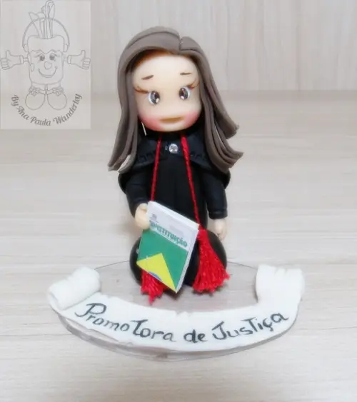 Boneca Promotora de Justiça Personalizada | Presente para Format