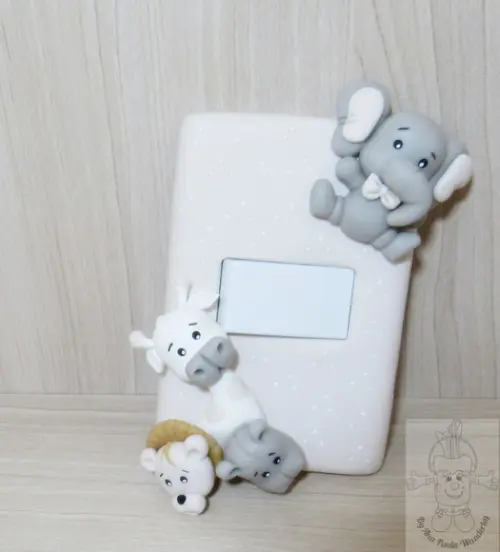 Interruptor Decorado Safari para Quarto Infantil | Decoração Pa