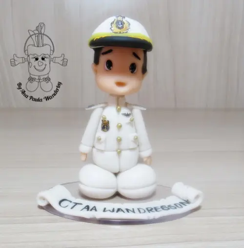 Boneco da Marinha Personalizado Artesanal | Presente Militar Exclusivo