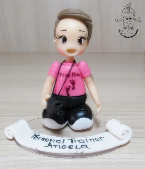 Boneco Personal Trainer de Corrida Personalizado | Profissão Fitness