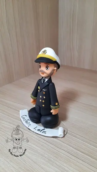 Boneco Militar da Marinha Personalizado | Profissão Oficial