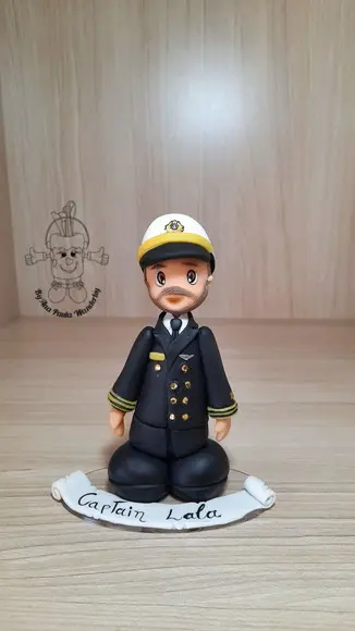 Boneco Militar da Marinha Personalizado | Profissão Oficial