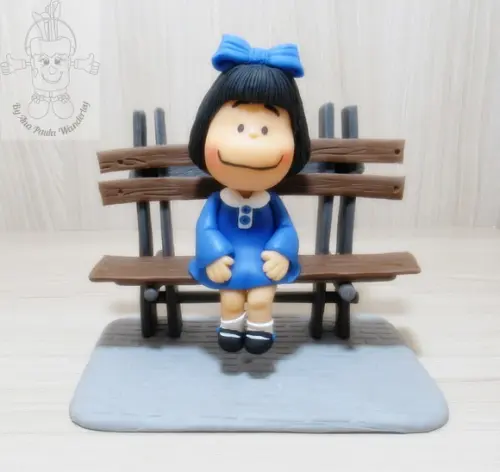 Réplica Mafalda Universidade de Mendoza | Escultura Decorativa Colecionável