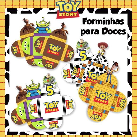 Forminhas para doces personalizadas Toy Story