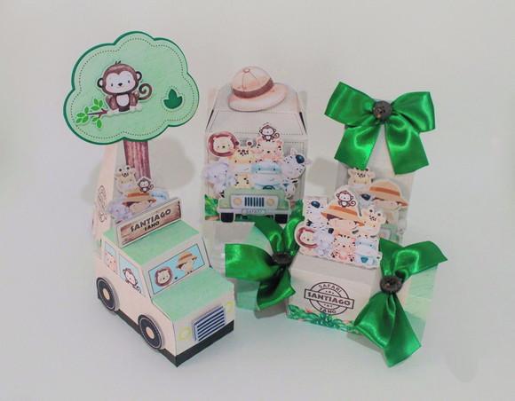 Kit Festa 10 Lembrancinhas Personalizadas Safari 22