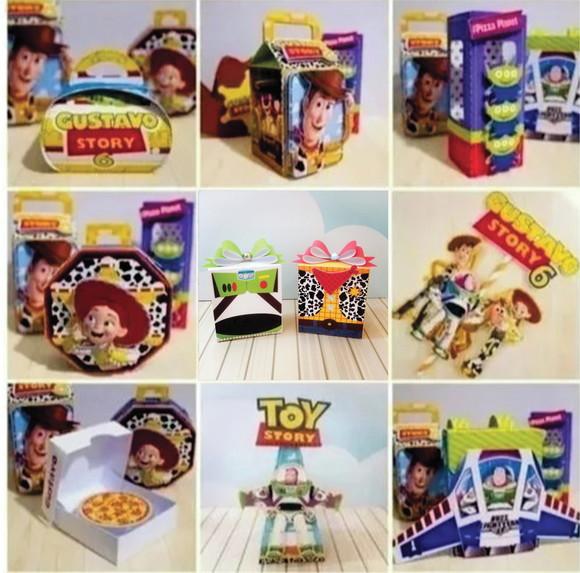 Kit Festa 100 Lembrancinhas Personalizadas Toy Story Luxo