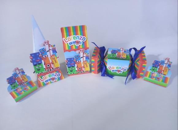 Kit Festa 20 Lembrancinhas Numberblocks