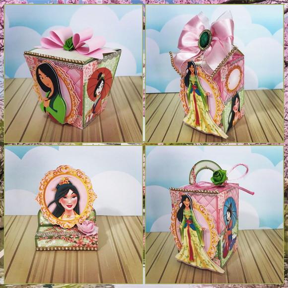 Kit Festa 25 Lembrancinhas Personalizadas Mulan