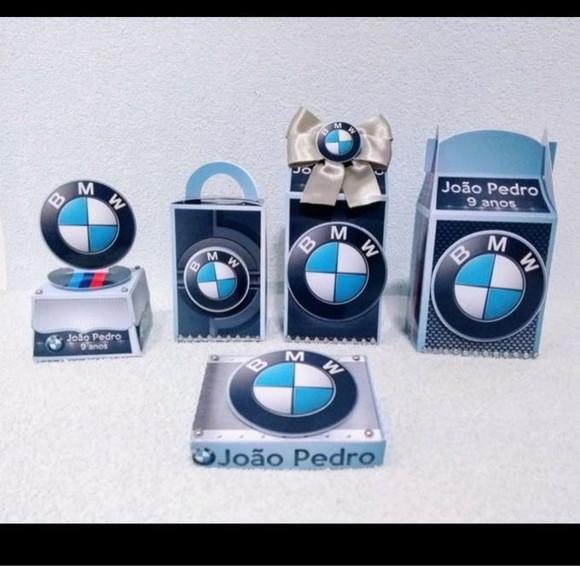 Kit Festa 30 Lembrancinhas Personalizadas Bmw