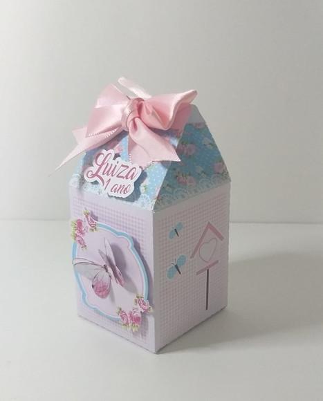 Kit Festa 40 Lembrancinhas Personalizadas jardim luxo 3D