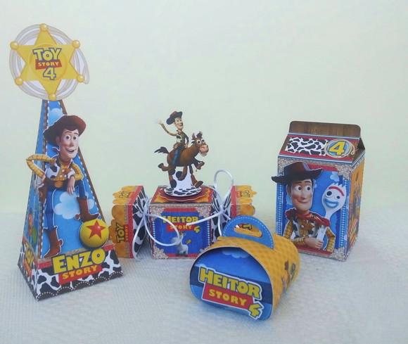 Kit Festa 40 Lembrancinhas Personalizadas Toy Story 4