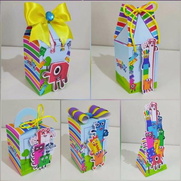 Kit Festa 50 Lembrancinhas Numberblocks 2024