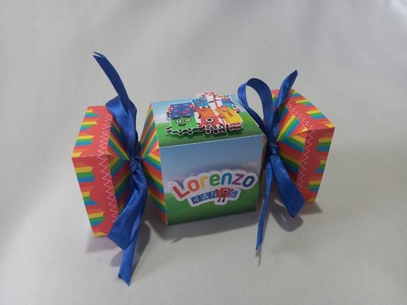 Kit Festa 50 Lembrancinhas Numberblocks + Convite Digital