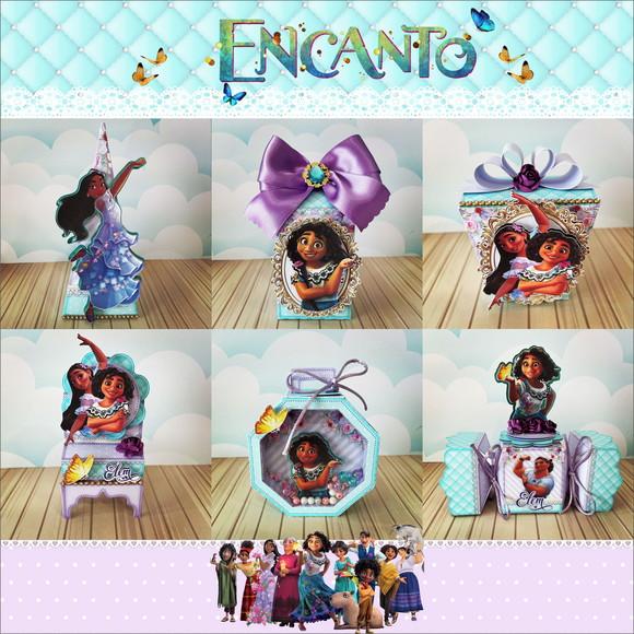 Kit Festa Lembrancinhas Personalizadas Encanto - 40 Peças