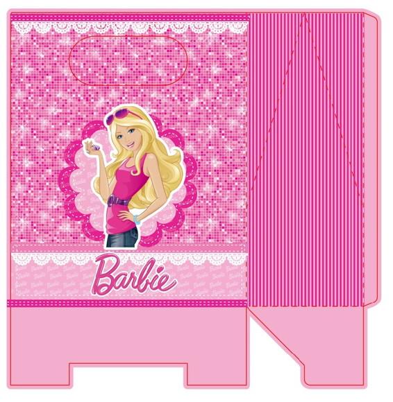 Sacolinha Personalizada Barbie - 10 Unidades
