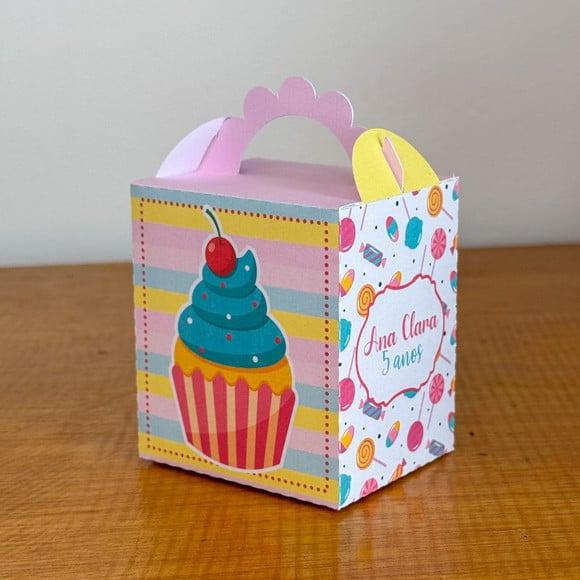 50 Itens Kit de Caixinhas Personalizadas Doces 1 Festas