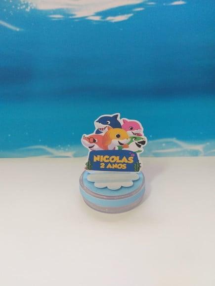 Apliques 3d para Latinhas Baby Shark