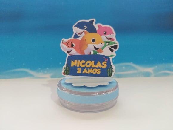 Apliques 3d para Latinhas Baby Shark