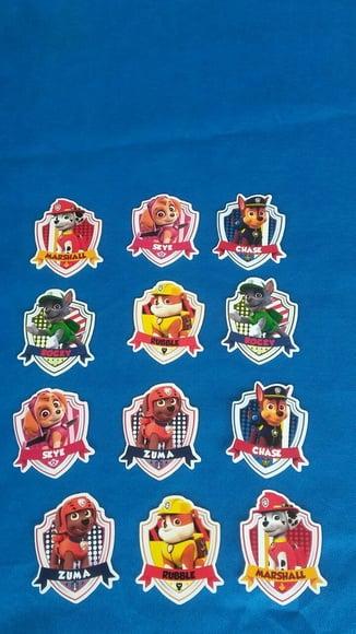 Apliques Patrulha Canina- 50 Unidades