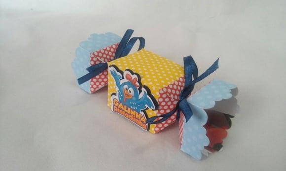 Caixa Bala galinha pintadinha
