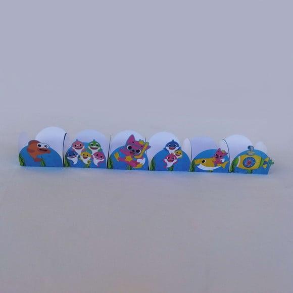 Forminhas para Doces Baby Shark 50 Unidades