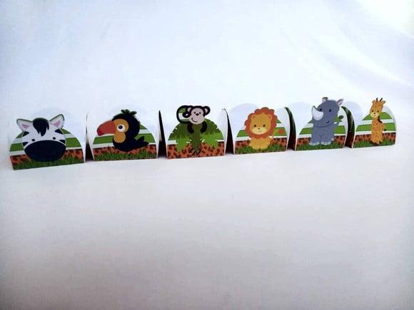 Forminhas para Doces Animais Safari 3 / 50 Unidades