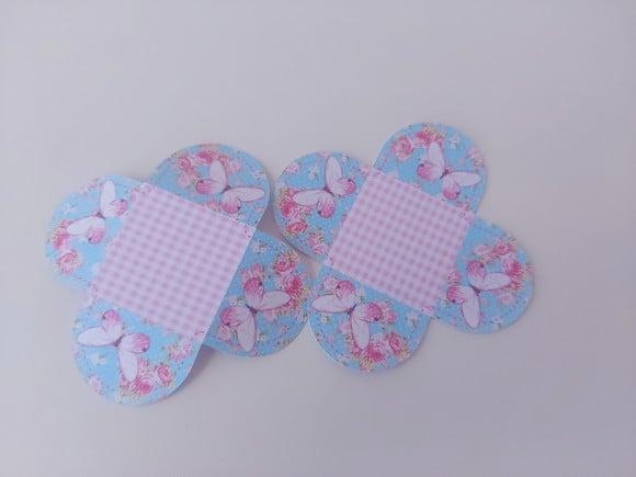 Forminhas para Doces Jardim Borboletas 50 Unidades