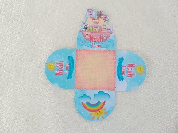Forminhas para Doces Personalizadas Arca de Noé 50 Unidades