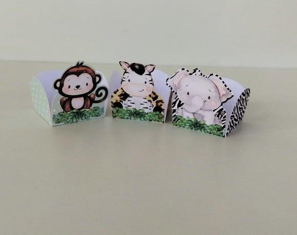 Forminhas para Doces Safari Baby 50 Unidades