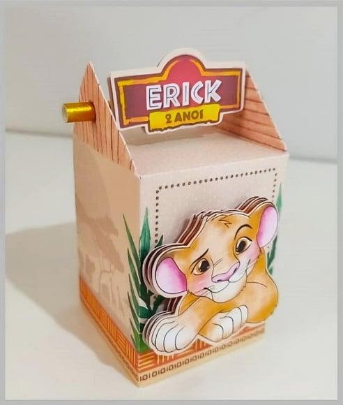 Kit Festa 35 Lembrancinhas Personalizadas Rei Leão 3d