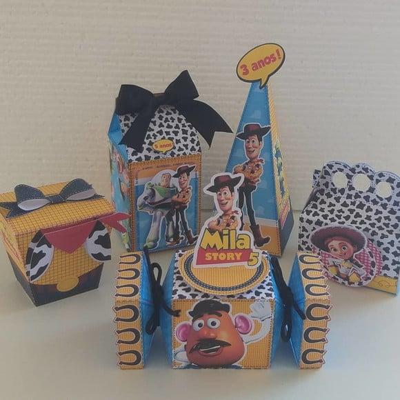 Kit Festa Infantil Caixinhas Toy Story 15 Itens