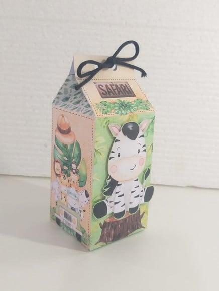Kit Festa Personalizada Safari Aquarelado 1 - 40 Itens- 3d