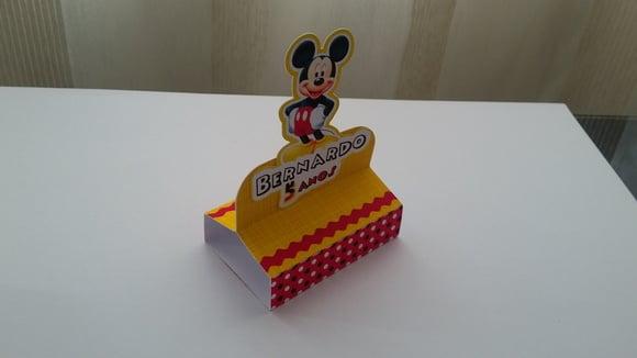 Porta Chocolate Duplo 3d Mickey