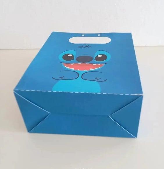 Sacolinha Lembrancinha Personalizada Stitch