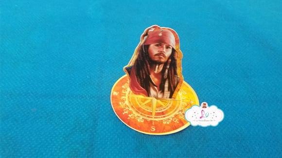 Tags 3 D para Latinhas Piratas do Caribe