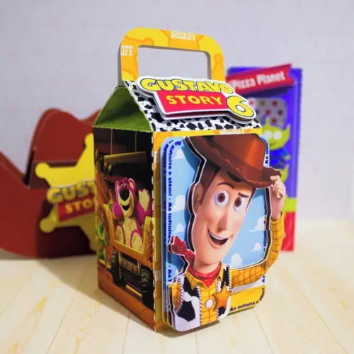 Caixa Milk 20 Lembrancinhas Personalizadas Toy Story Luxo