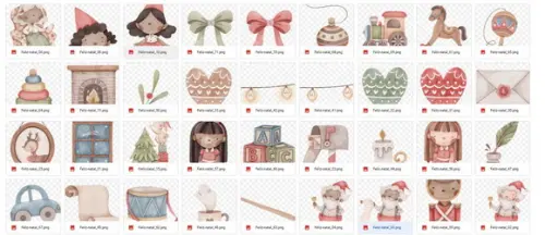 Kit Digital Natal Aquarelado 2022