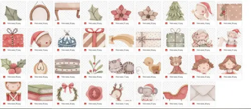 Kit Digital Natal Aquarelado 2022