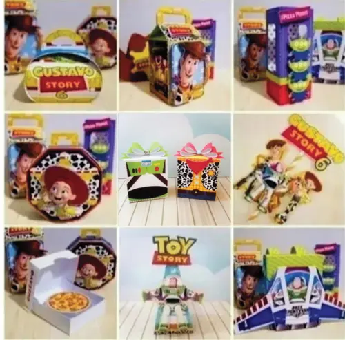 Kit Festa 100 Lembrancinhas Personalizadas Toy Story Luxo