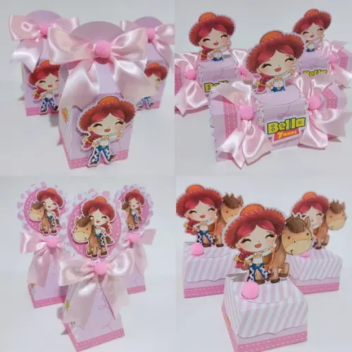 Kit Festa 20 Lembrancinhas Personalizadas Jessie Toy Story