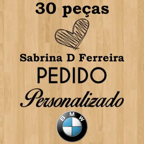 Kit Festa 30 Lembrancinhas Personalizadas Bmw