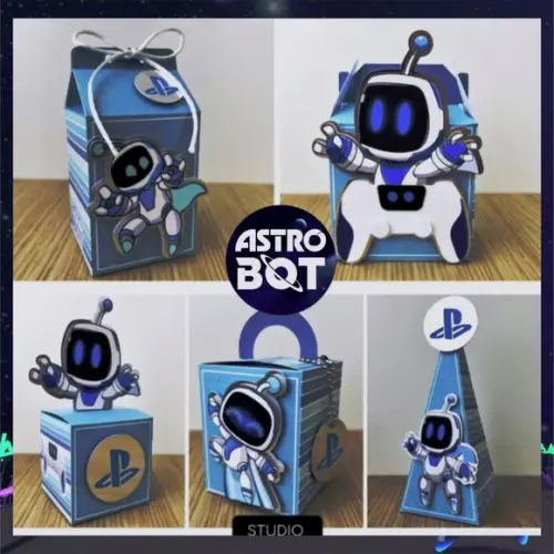 Kit Festa 40 Lembrancinhas Astro Bot
