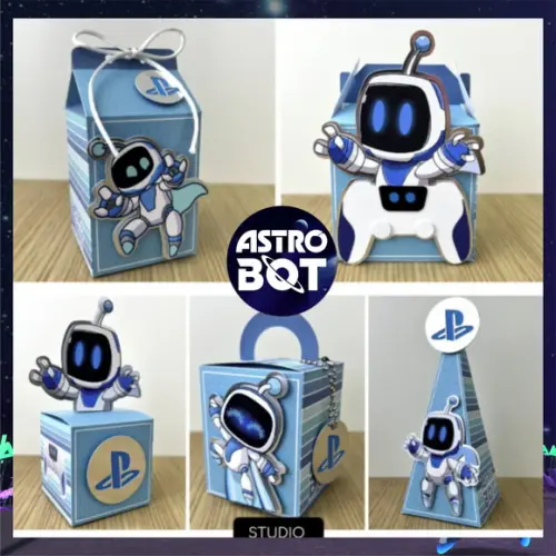 Kit Festa 40 Lembrancinhas Astro Bot