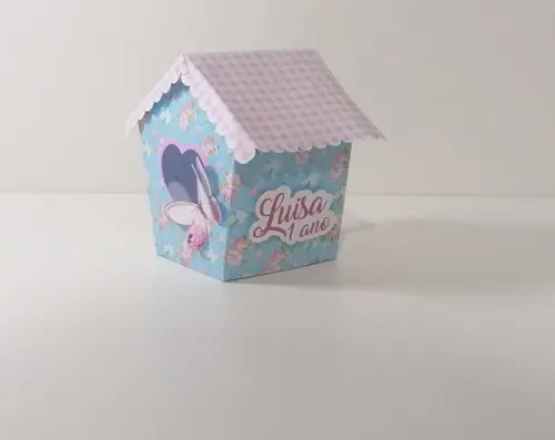Kit Festa 40 Lembrancinhas Personalizadas jardim luxo 3D
