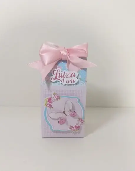 Kit Festa 40 Lembrancinhas Personalizadas jardim luxo 3D