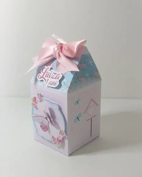 Kit Festa 40 Lembrancinhas Personalizadas jardim luxo 3D